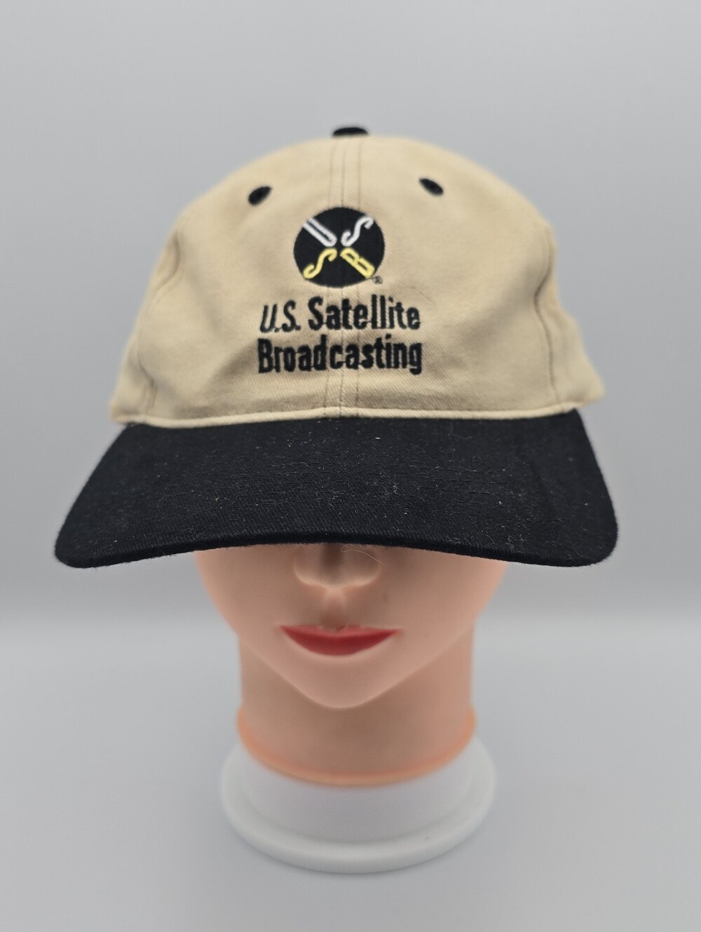 Vintage U.S. Satellite Broadcasting Adjustable Strapback Hat